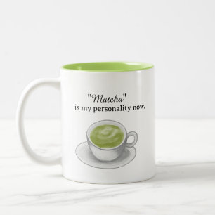 Matcha Groene Thee Tweekleurige Koffiemok
