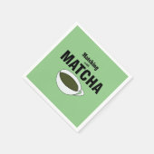 Matcha Groene Theepartij Servet (Hoek)