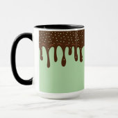 Matcha-ijs, Gesmolten Choco Topping Strooisel Mok (Links)