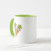 Matcha ijsmuntje mok (Voorkant links)