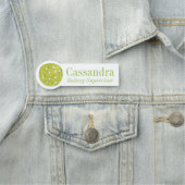 Matcha Japans groen theekkoekje Witte chocolade Naamplaatje (In situ)