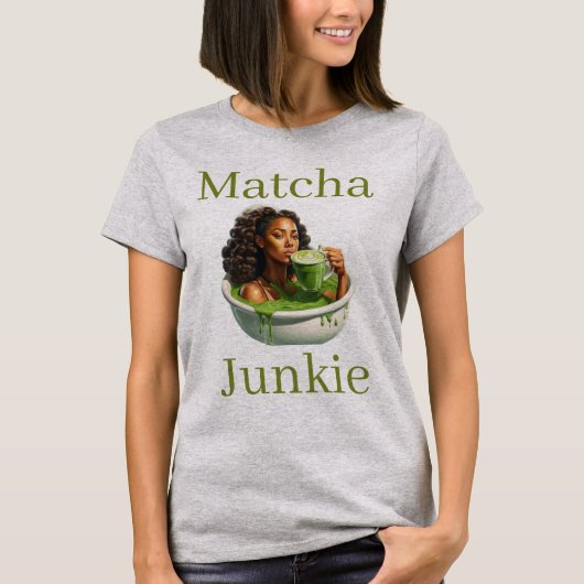 Matcha Junkie T-shirt (Voorkant)