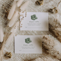 Matcha Koffie Luier Raffle Bijlage Kaart