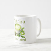 Matcha koffiekop koffiemok (Voorkant rechts)