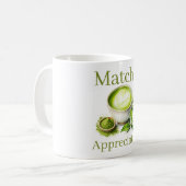 Matcha koffiekop koffiemok (Voorkant links)
