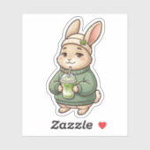 Matcha Konijn Sticker (Vel)
