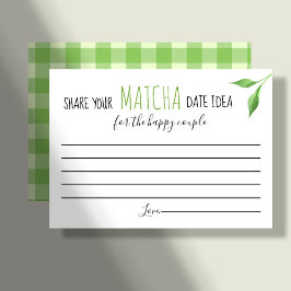 Matcha Koppels Bruisspel Datum Idee Kaart Plaatskaartje