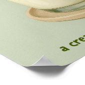 Matcha Latte Keuken Muur Kunst, Matcha Liefhebber Poster (Hoek)