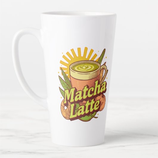 Matcha Latte Mok, groene thee Mok (Links)