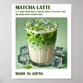 Matcha Latte Print, Matcha Trendy Muurdecoratie Poster (Voorkant)
