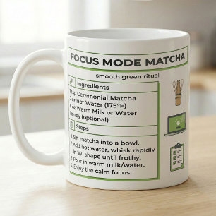 Matcha Latte Recept Focus Modus Koffiemok