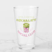MATCHA LATTE SOCIAL CLUB GLAS (Achterkant)