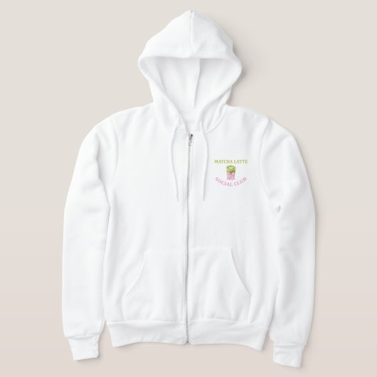 MATCHA LATTE SOCIAL CLUB HOODIE (Laagn)