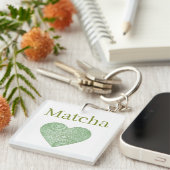 Matcha Liefde Sleutelhanger (Voorkant Rechts)
