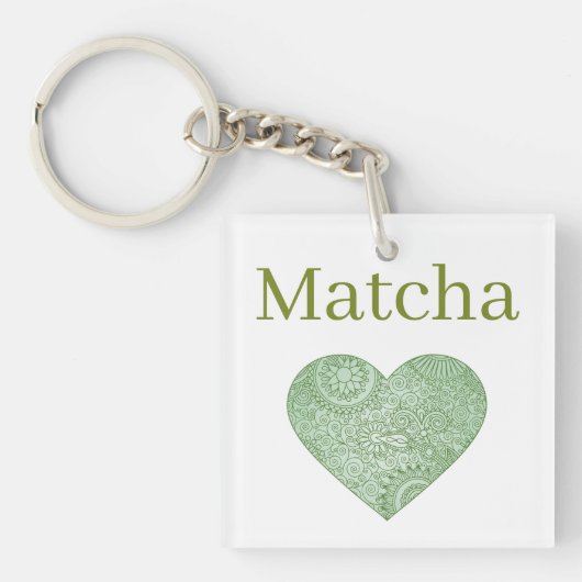 Matcha Liefde Sleutelhanger (voorkant)