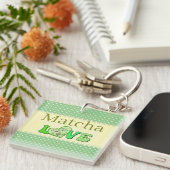 Matcha Liefde Sleutelhanger (Voorkant Rechts)