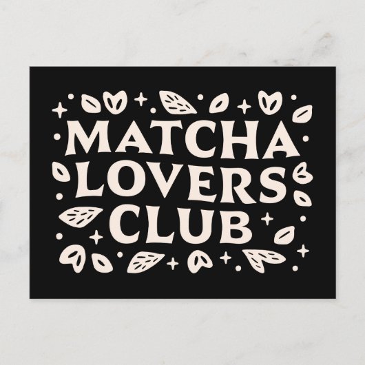 Matcha liefhebber citaten briefkaart (Voorkant)