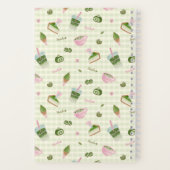 Matcha Liefhebber Groen Notitieboek (Achterkant)