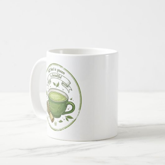 Matcha Liefhebber Mok (Voorkant links)