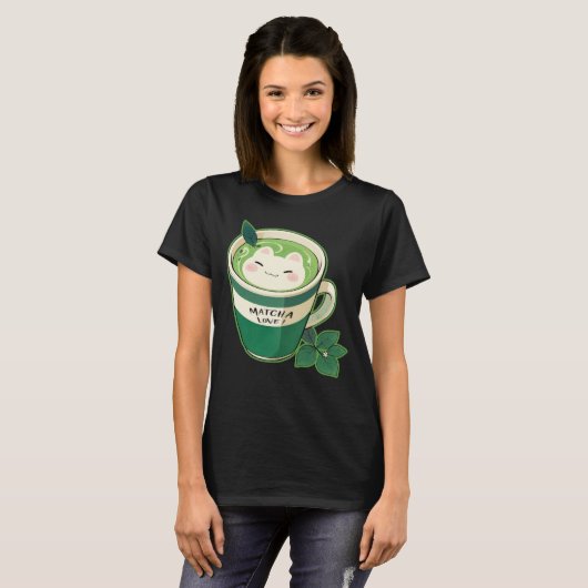 Matcha Love Tea Shirt (Voorkant volledig)