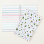 Matcha Lover Blue Notitieboek (Binnen)