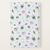 Matcha Lover Blue Notitieboek (Achterkant)