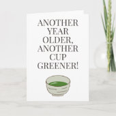Matcha Lover Geïnspireerde Verjaardag Kaart - Blan (Voorkant)