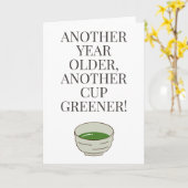 Matcha Lover Geïnspireerde Verjaardag Kaart - Blan (Gele Bloem)