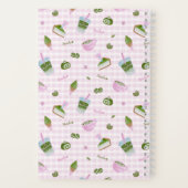 Matcha Lover Pink Notitieboek (Achterkant)