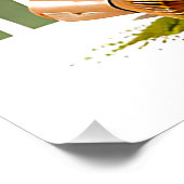 Matcha Luxe Thee Editorial Grafisch Perfect Poster (Hoek)
