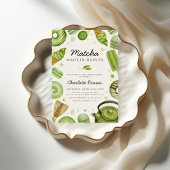 Matcha Made in Heaven Bruids Douche Uitnodiging