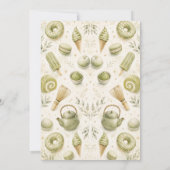 Matcha Made in Heaven Bruiloftsborrel Kaart (Achterkant)