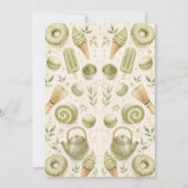 Matcha Made in Heaven Bruiloftsfeest Kaart (Achterkant)