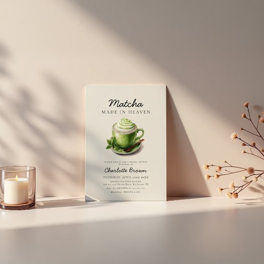 Matcha Made in Heaven Vrijgezellenfeest Kaart