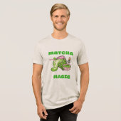 Matcha Magie  Tri-Blend Shirt (Voorkant volledig)