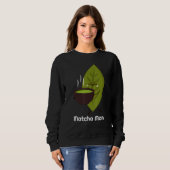 Matcha Man Matcha-theebladeren Trui (Voorkant volledig)