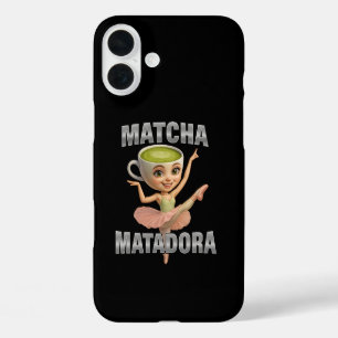 Matcha Matadora  Grace ontmoet groene energie iPhone 16 Plus Hoesje