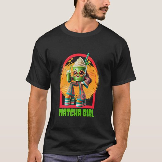 Matcha Meisje T-shirt (Voorkant)