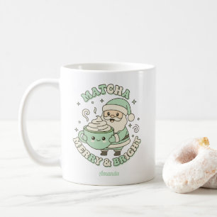 Matcha Merry & Bright Kerstmis Kerstman Koffiemok