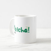 Matcha Mok, Matcha Verslaafd cadeau, Matcha Lover Koffiemok (Voorkant links)