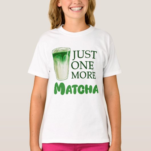 Matcha Mood – Sip, Chill, Repeat T-shirt (Voorkant)