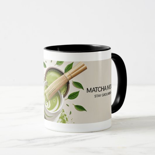 Matcha Mood Stay Grounded Cup Mok (Voorkant rechts)
