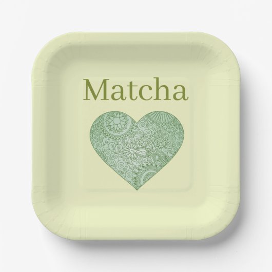 Matcha Papieren Bord (Voorkant)