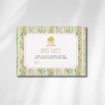Matcha Plant Salie Bladeren Gestreepte Luier Raffl