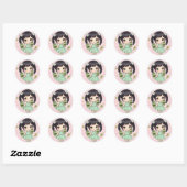 Matcha Ronde Sticker (Vel)