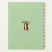 Matcha Stemming Aesthetic Design Schattige Groene  Planner (Achterkant)