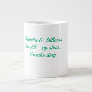 Matcha & Stilte – Wees stil, nip langzaam, adem di Grote Koffiekop