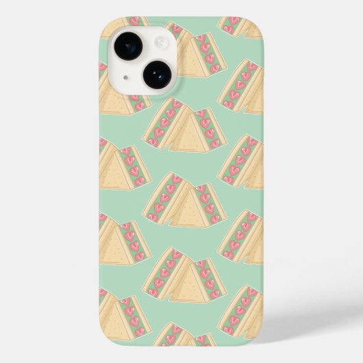 Matcha Strawberry Sandwich Case-Mate iPhone Case (Achterkant)