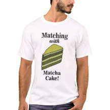 Matcha taart eten grappig