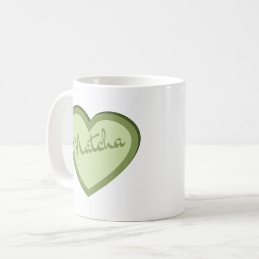 Matcha Tea Koffiemok (Voorkant links)